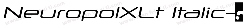 NeuropolXLt Italic字体转换